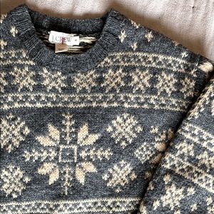 Wool J. Crew sweater Holiday Sweater